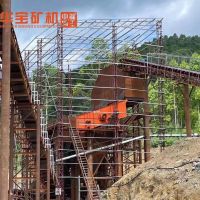 华宝矿机广西时产1000吨机制砂项目开工